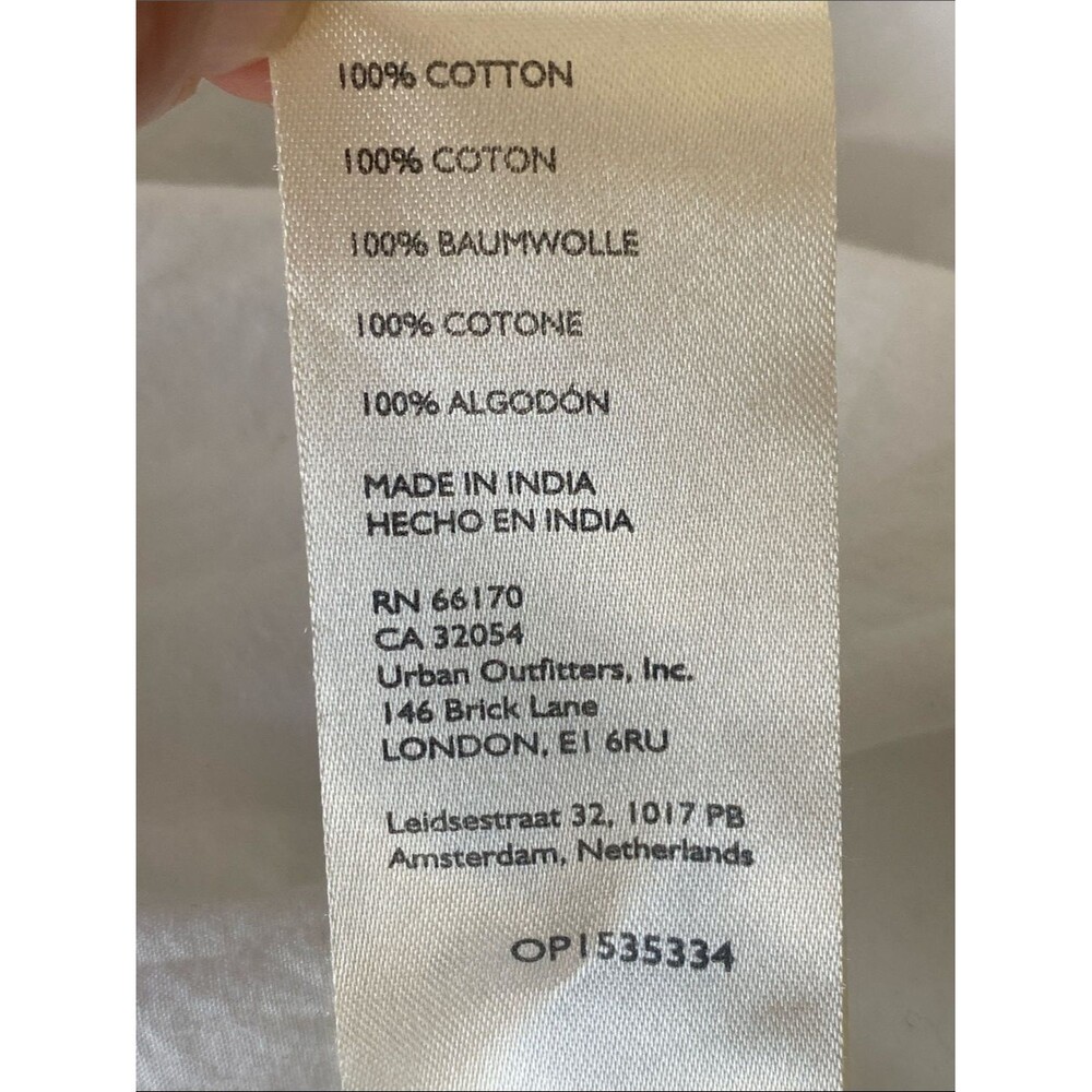 Pilcro Natural White Oversized Cotton Shirt Sz XL Closet Staple Minimalist Chic - Picture 7 of 14
